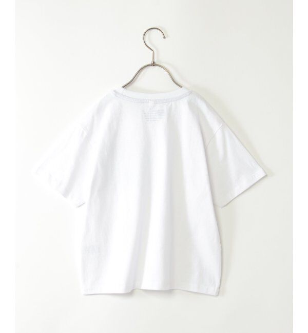 ikka kids「異素材ポケット付きTシャツ（120~160cm）」|Tシャツ・カットソー|