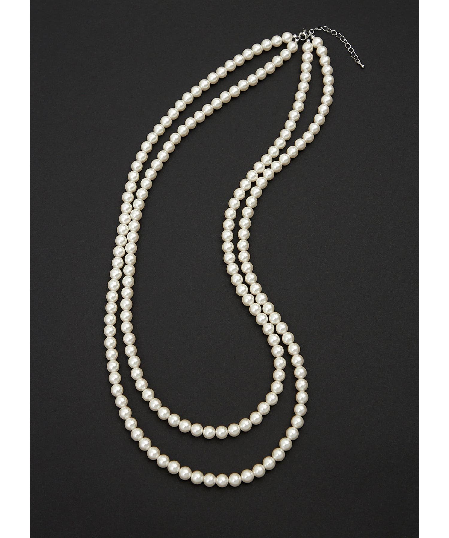 STYLE DELI「８mmパール80cm２連ネックレス」|ネックレス|