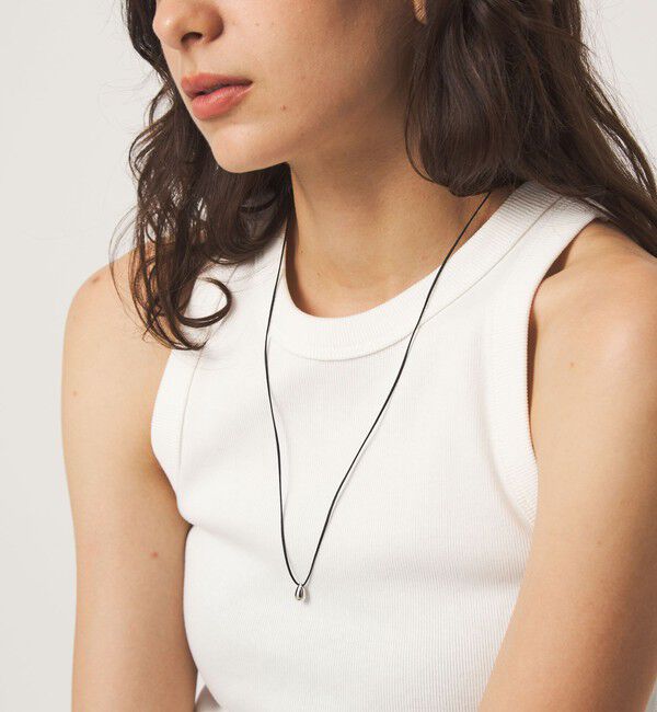 UNITED ARROWS green label relaxing「シズクチャーム コードネックレス」|ネックレス|SILVER