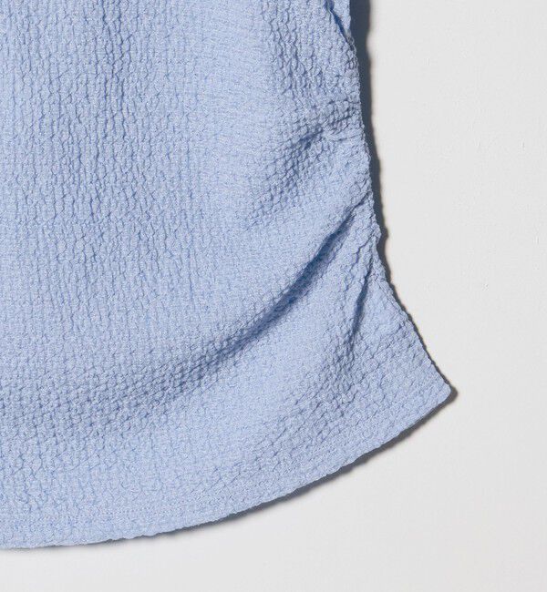 BEAUTY&YOUTH UNITED ARROWS「ベロア パイピング ギャザー カットソー」|Tシャツ・カットソー|