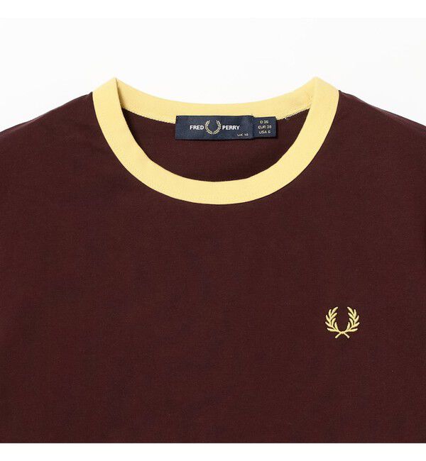 Ray BEAMS 「FRED PERRY / クロップド リンガー Tシャツ」|Tシャツ・カットソー|