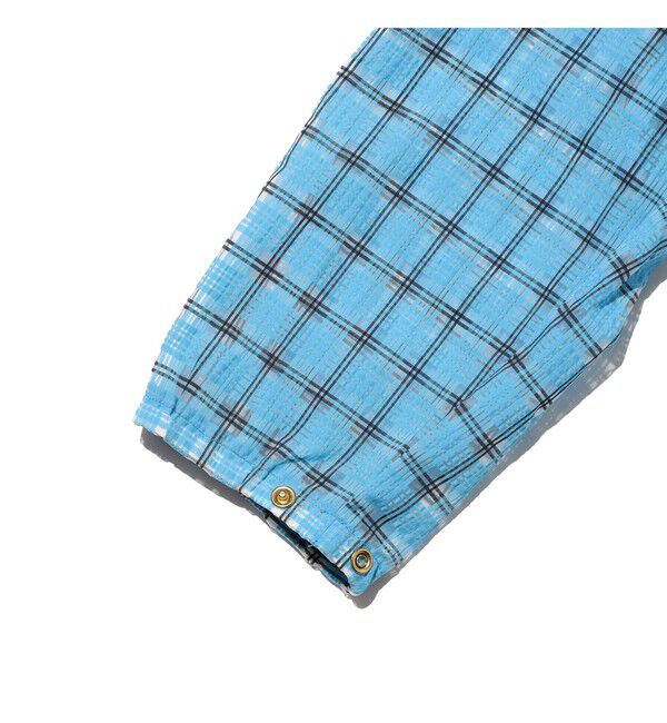 BEAMS PLUS「Swing Jacket Hoodie Nylon Airy Plaid」|ブルゾン・スタジャン|