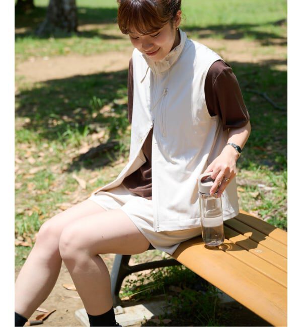 OUTDOOR PRODUCTS Usual Things「ULT SPORTS RUNNIN' PACKABLE VEST」|ダウンベスト・ベスト|ベージュ
