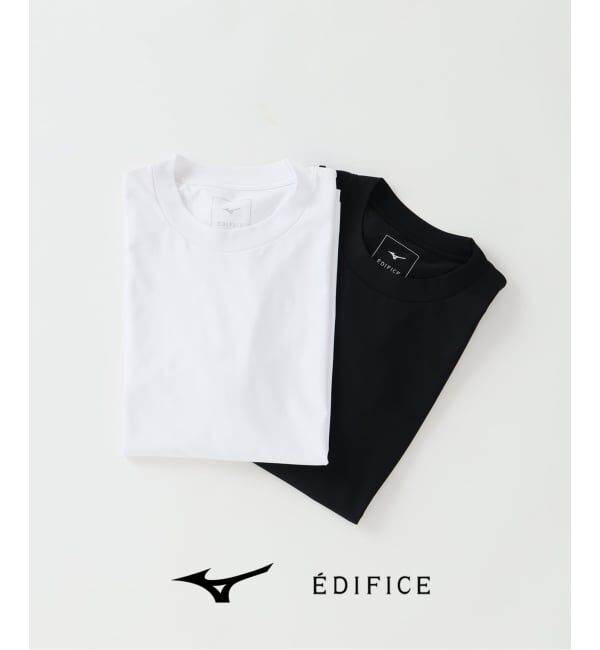 EDIFICE「MIZUNO(ミズノ) 別注 DYNAMOTION 2パック Tシャツ」|Tシャツ・カットソー|ホワイト A