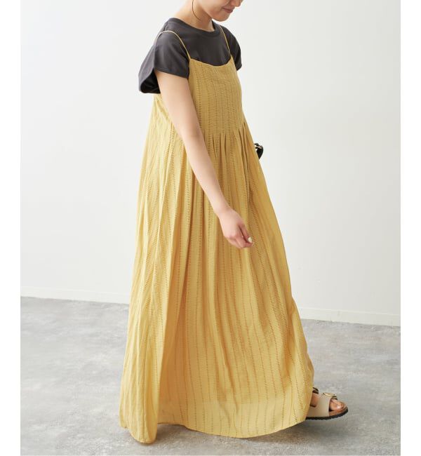 Spick and Span「ストライプタックキャミワンピース」|ワンピース|
