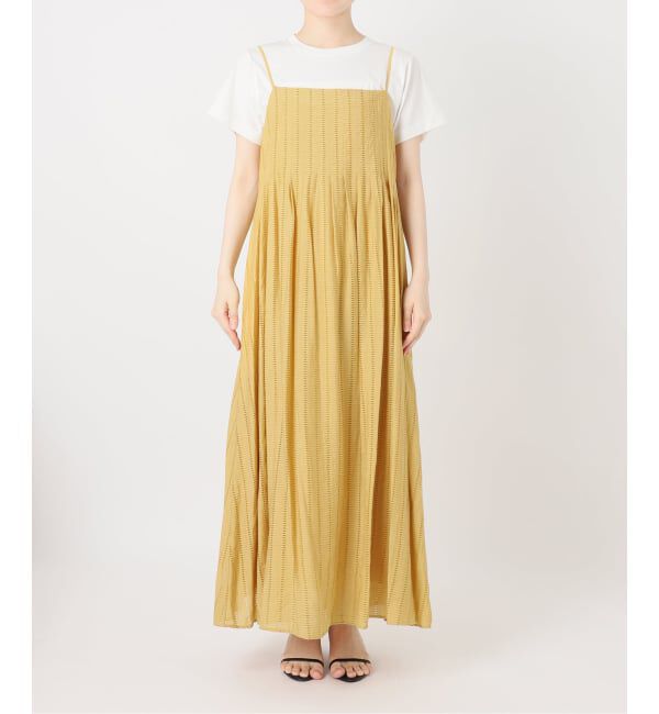 Spick and Span「ストライプタックキャミワンピース」|ワンピース|