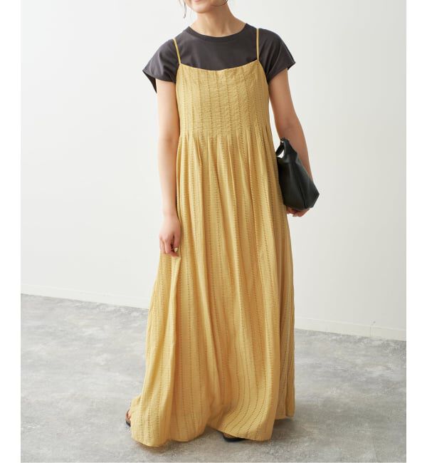 Spick and Span「ストライプタックキャミワンピース」|ワンピース|