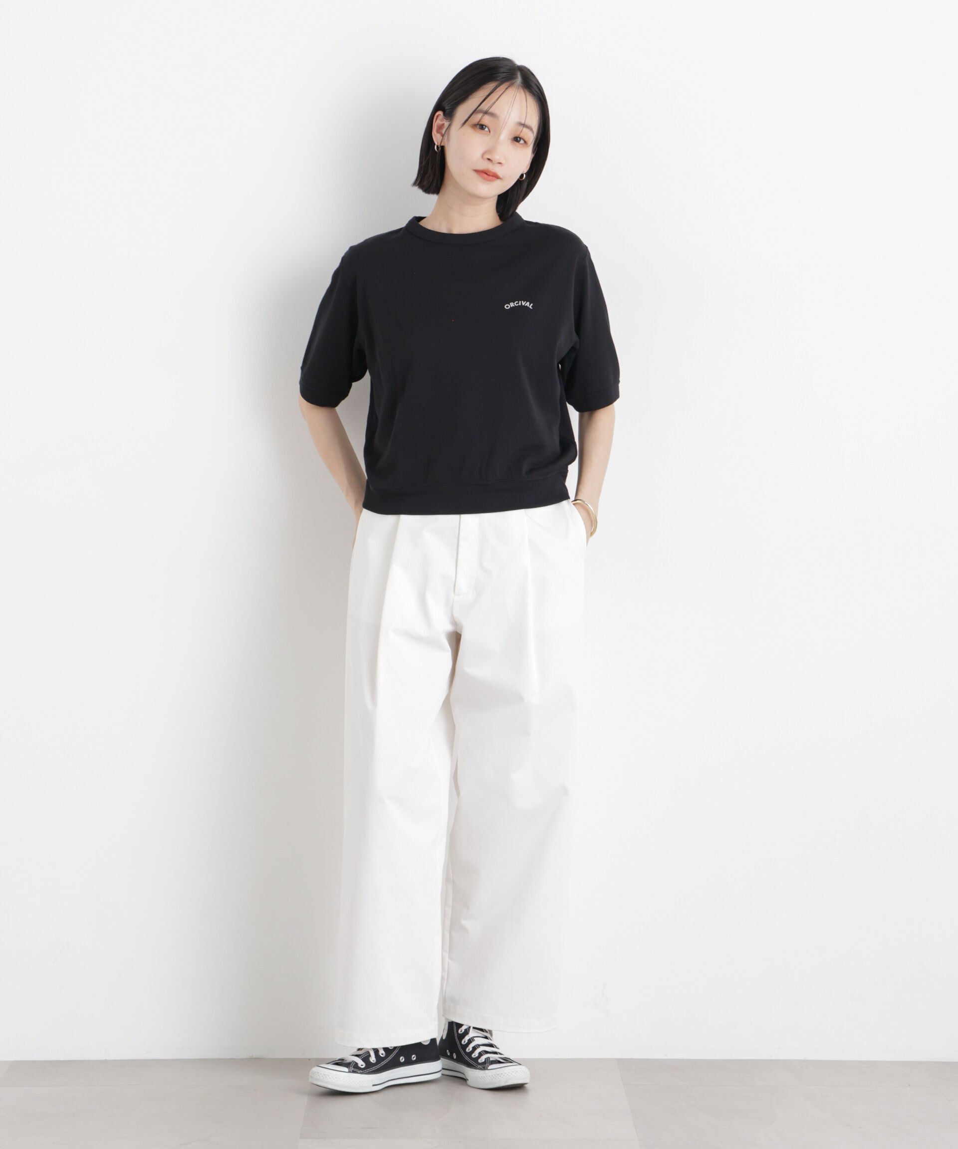 NANO universe「ORCIVAL/CREW NECK SHORT SLEEVE P.O.」|Tシャツ・カットソー|