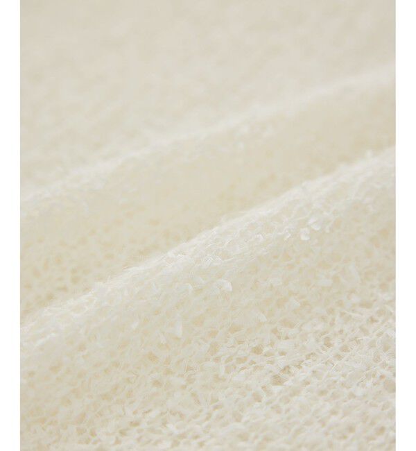 SALON adam et rope'「【WEB限定】モヘア混テープヤーンボートネックプルオーバー」|Tシャツ・カットソー|