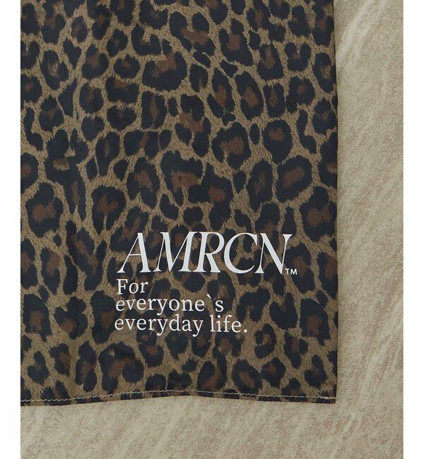 SALON adam et rope'「【Americana（アメリカーナ） for SALON】レオパードエコバッグ M」|エコバッグ|
