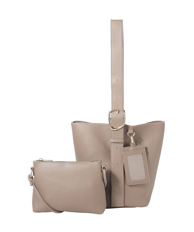 AMERICAN HOLIC「【3点セット】ワンハンドルバケツトート+ポーチ」|トートバッグ|Mocha