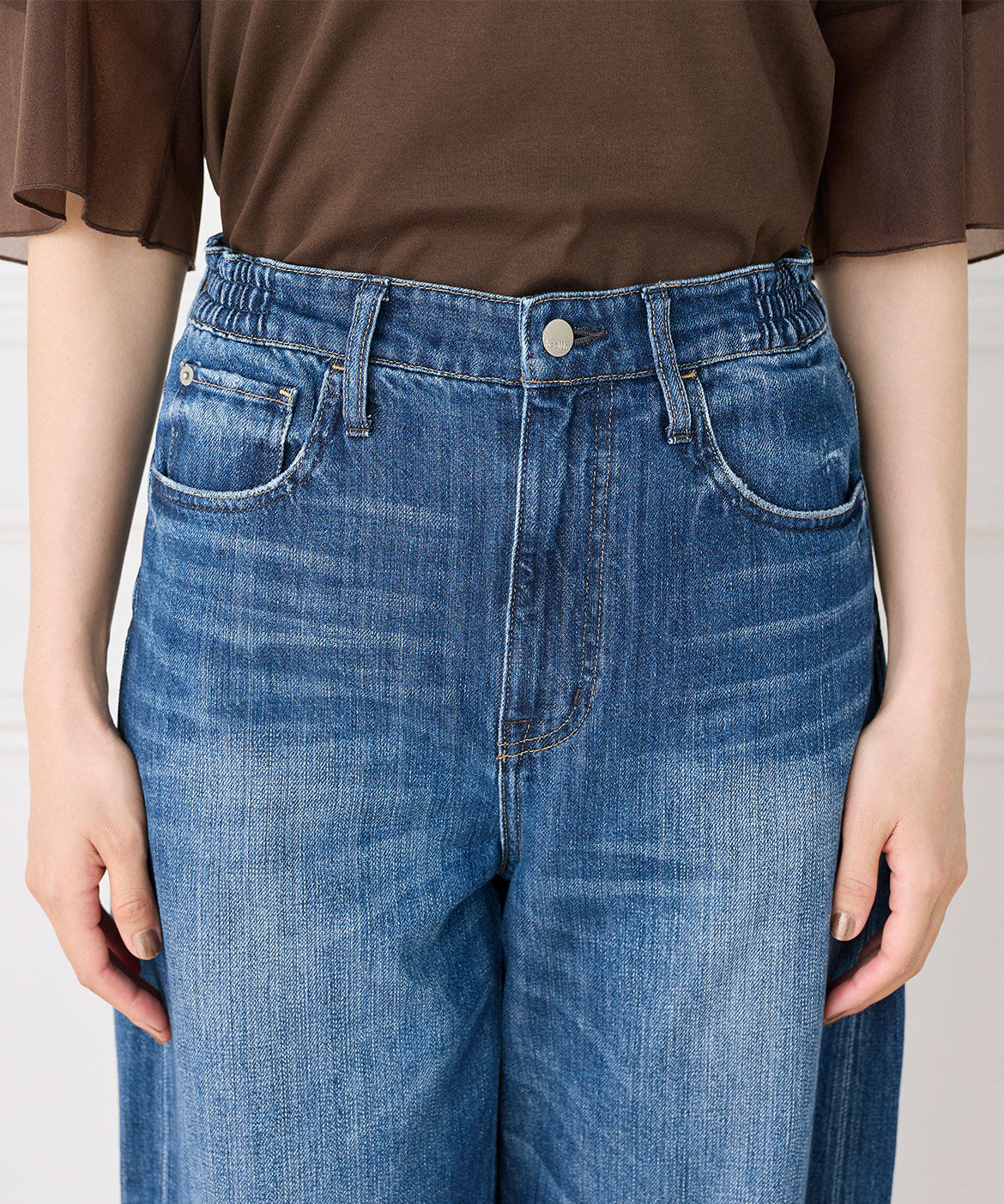 INED「カーヴィーデニム Beets《Healthy DENIM》」|デニム|