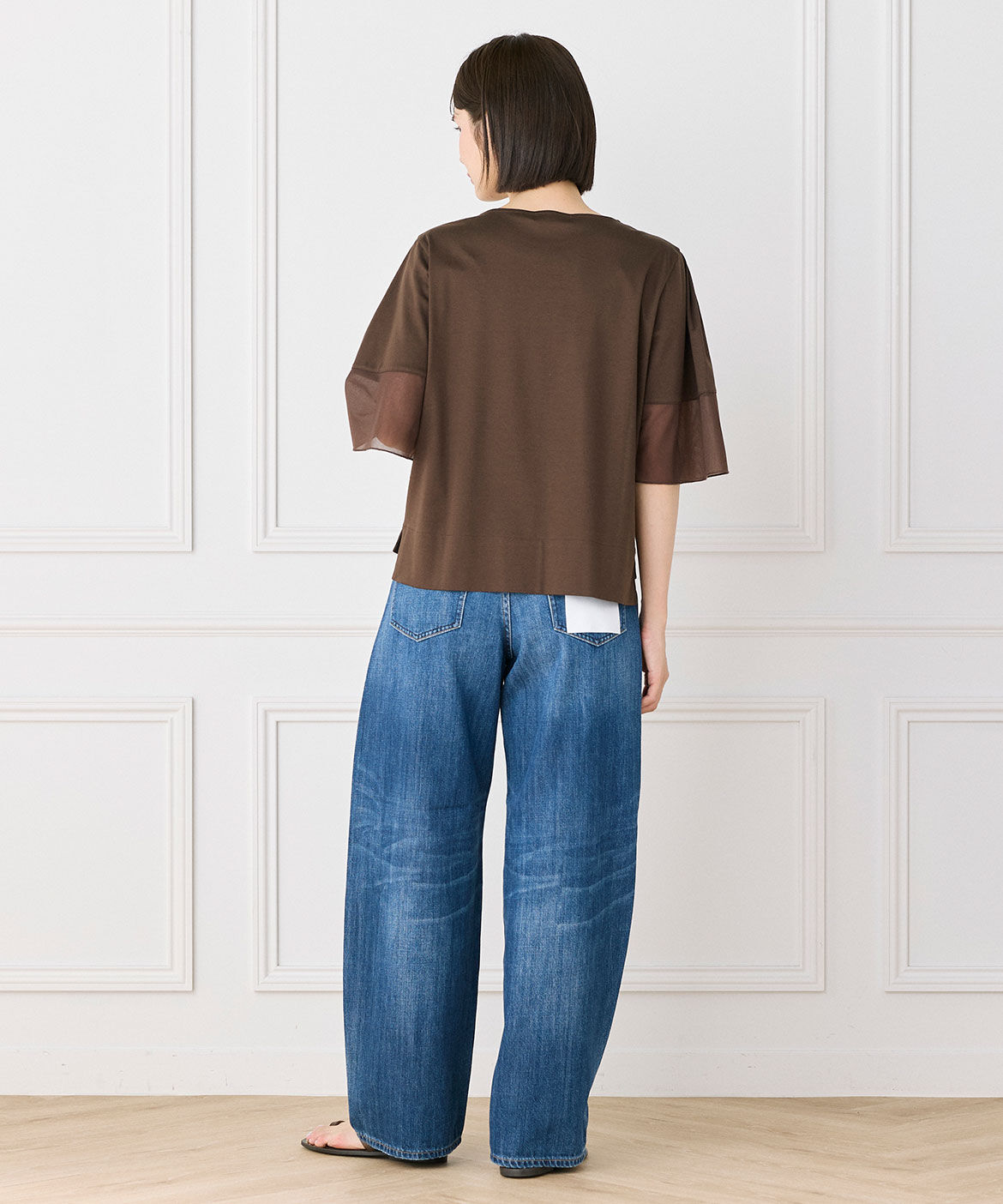 INED「カーヴィーデニム Beets《Healthy DENIM》」|デニム|