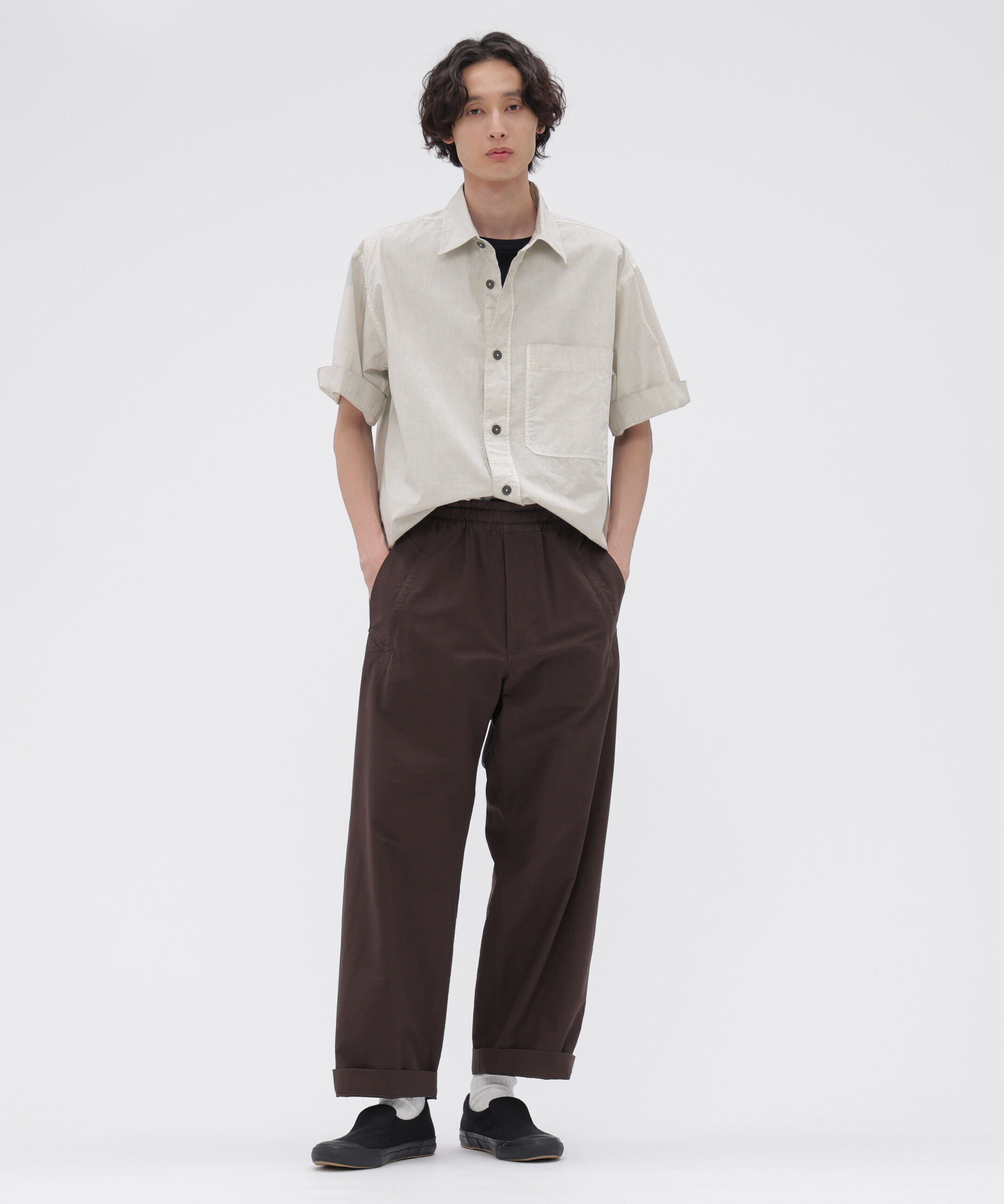 MHL.「CARBON DYED COTTON POLIN SHIRT」|シャツ・ブラウス|