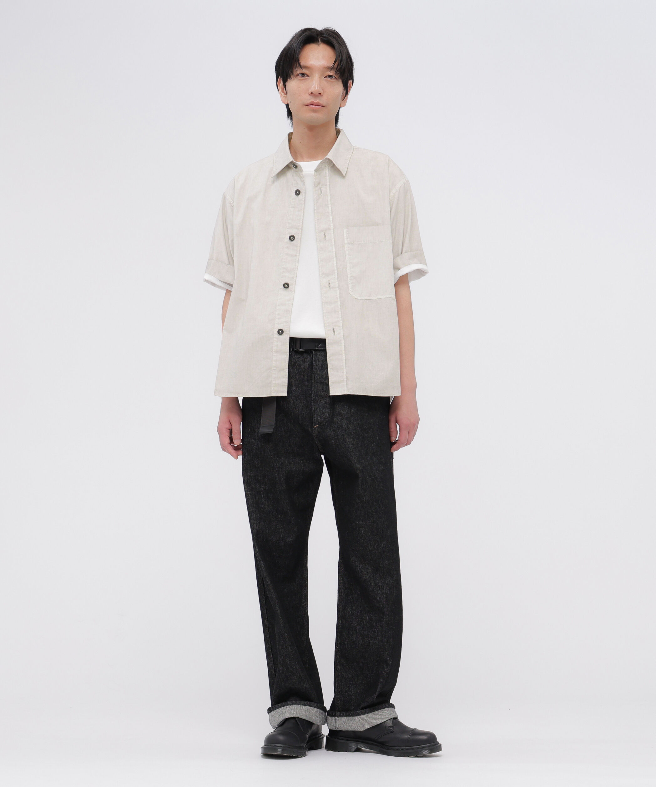 MHL.「CARBON DYED COTTON POLIN SHIRT」|シャツ・ブラウス|
