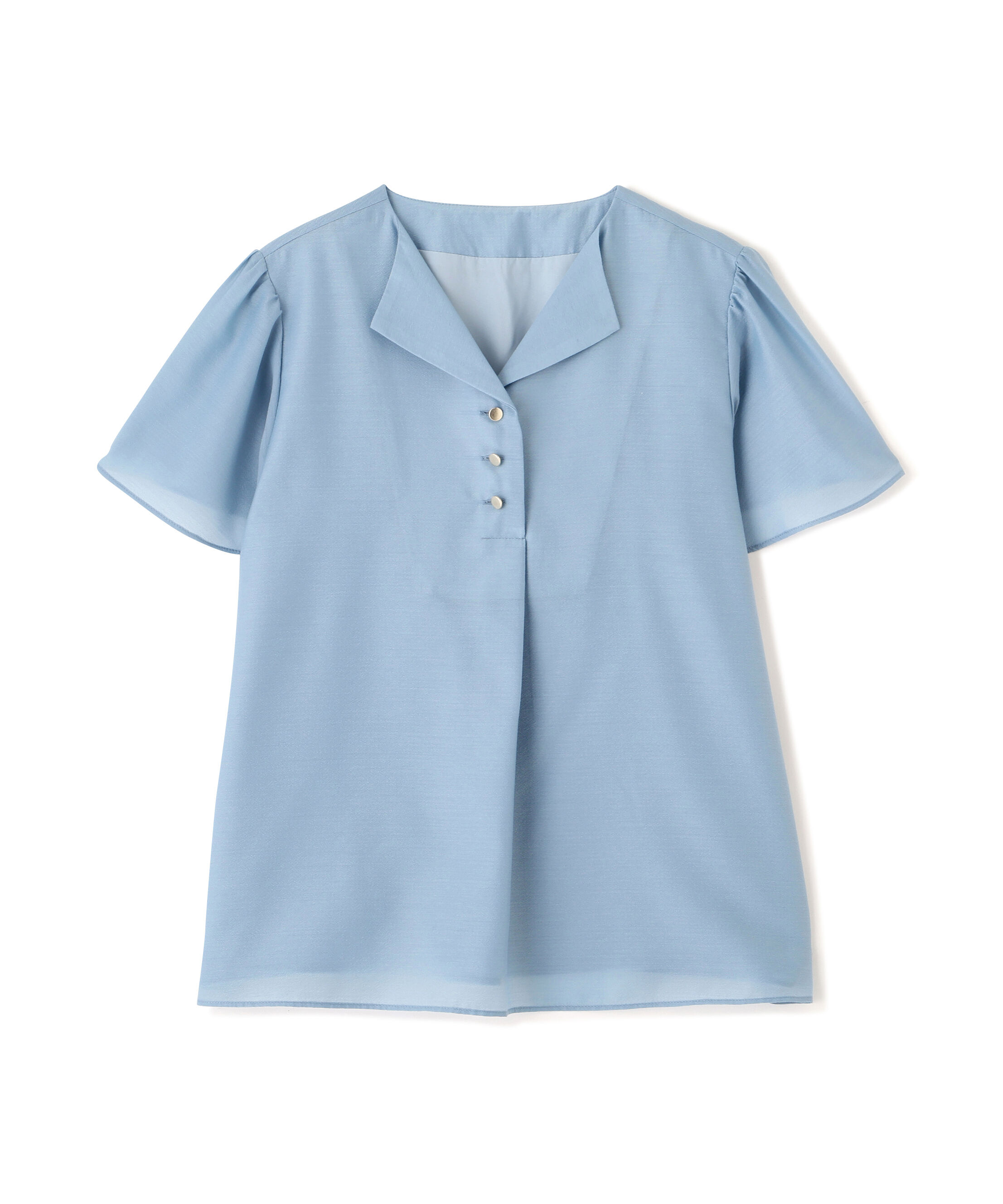 PROPORTION BODY DRESSING「フレアスリーブ開襟ブラウス 26SS」|シャツ・ブラウス|