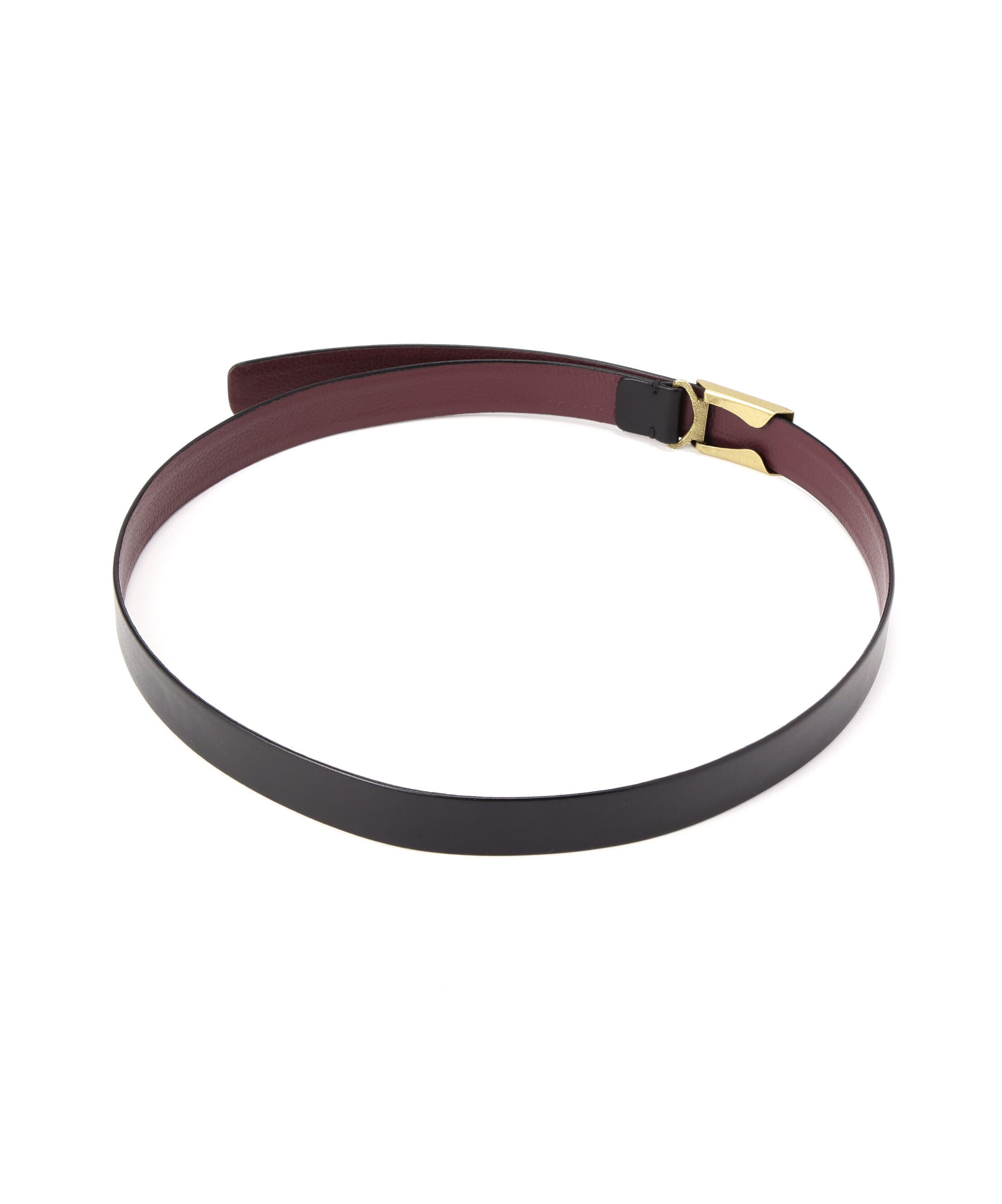 YLEVE 「YLEVE / LEATHER BUCKLED BELT」|ベルト|