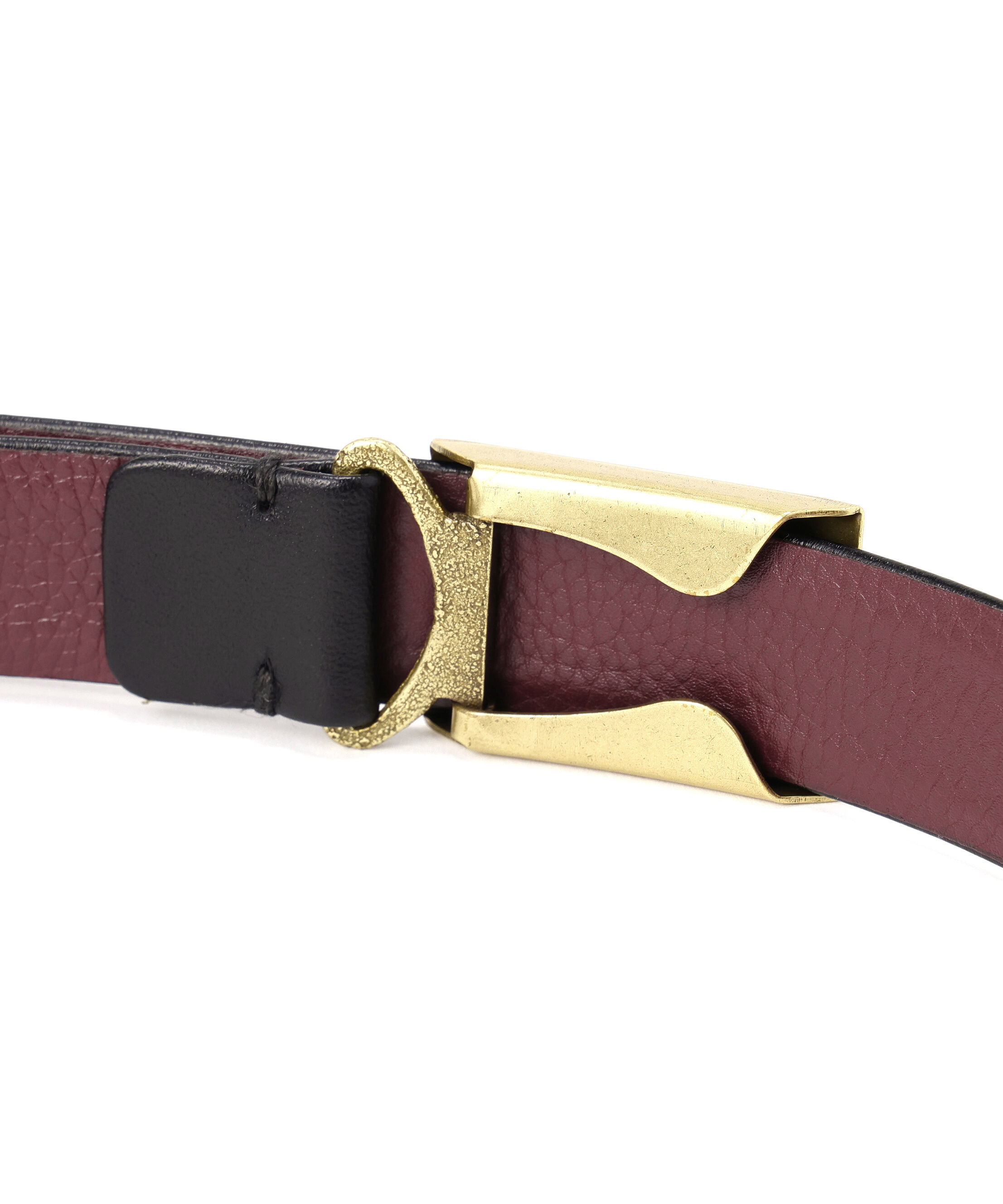 YLEVE 「YLEVE / LEATHER BUCKLED BELT」|ベルト|