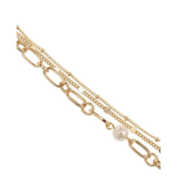 EVRIS「COIN MOTIF PEARL 3連ネックレス」|ネックレス|
