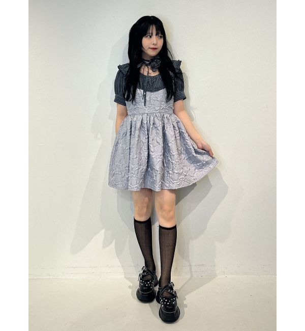jouetie「ジャガードボリュームキャミワンピース」|ワンピース|