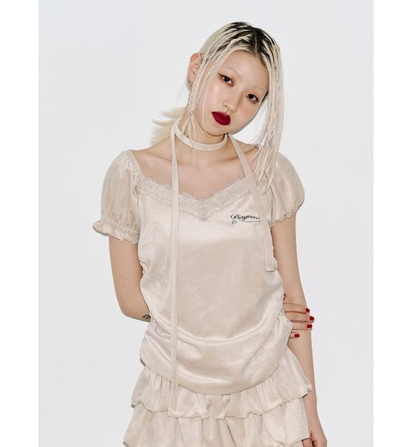 jouetie「レースベロアトップス」|Tシャツ・カットソー|