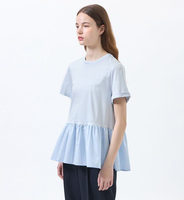 MACKINTOSH PHILOSOPHY「ペプラムコンビカットソー」|Tシャツ・カットソー|