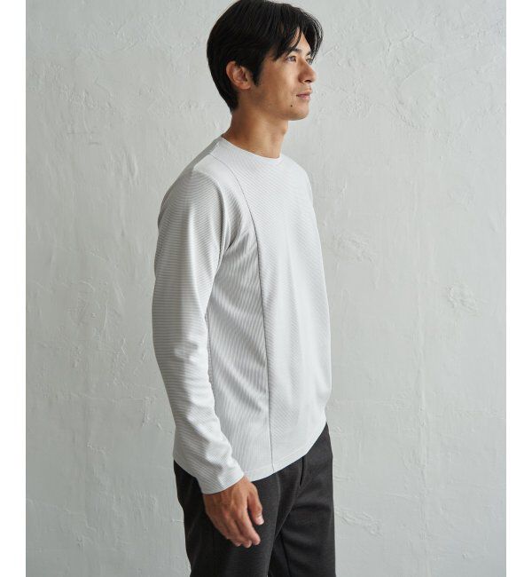ikka「ＷフェイスリップルキリカエロンＴ」|Tシャツ・カットソー|