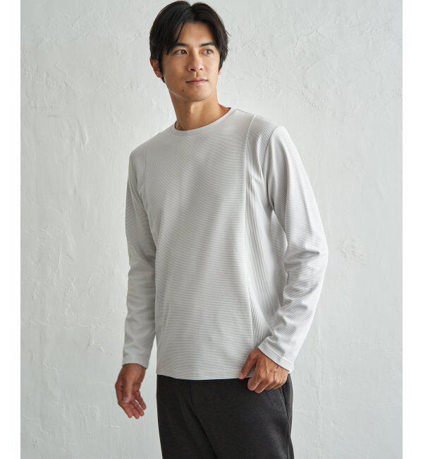 ikka「ＷフェイスリップルキリカエロンＴ」|Tシャツ・カットソー|