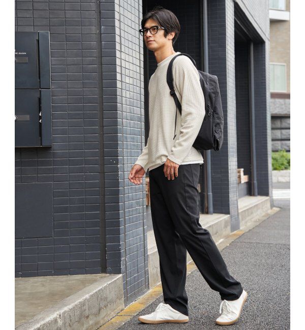 ikka「ドライワッフルフェイクロンT」|Tシャツ・カットソー|