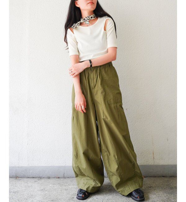 VENCE share style「カットアウトテレコトップス」|Tシャツ・カットソー|