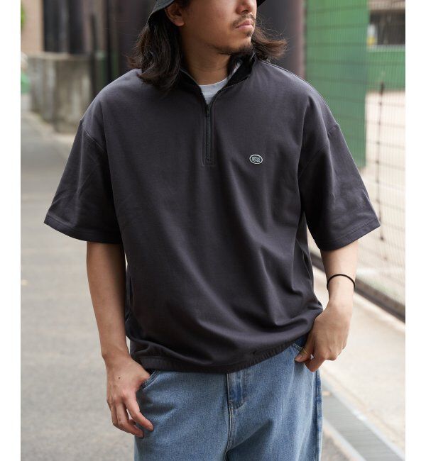 VENCE share style「DISCUS ATHLETIC クールマックスハーフZIP」|Tシャツ・カットソー|チャコール