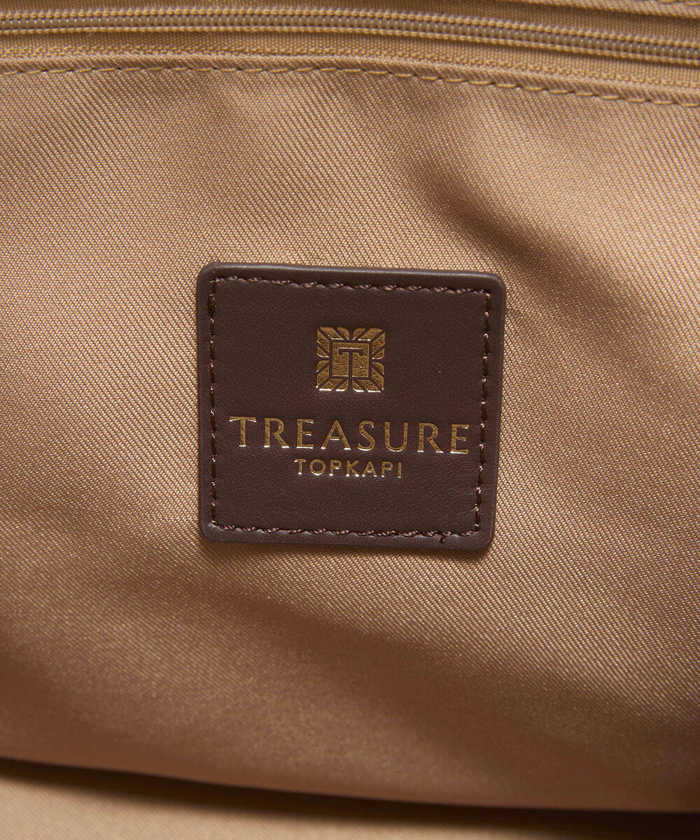 TOPKAPI TREASURE「【TREASURE TOPKAPI】ストライプハンドル キルティング  2way トートバッグ A4対応 / 軽量」|トートバッグ|