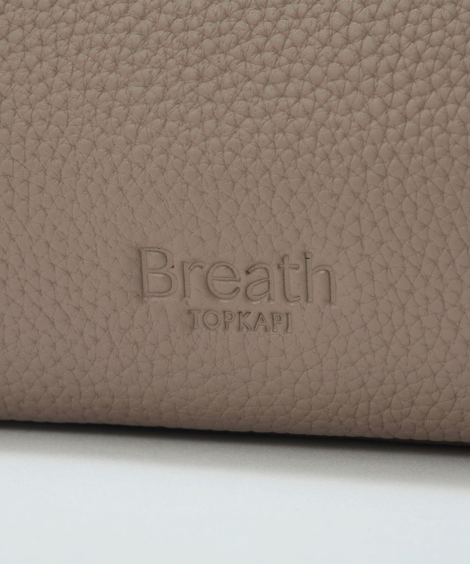 TOPKAPI BREATH「【Breath TOPKAPI】シュリンクレザー ショルダー付き トートバッグ / チャーム付き M」|トートバッグ|