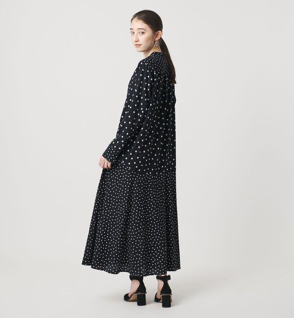 UNITED ARROWS「プリント シャツワンピース ‐ウォッシャブル‐」|ワンピース|