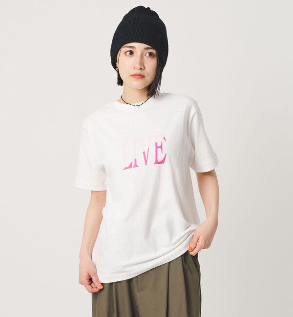 BEAUTY&YOUTH UNITED ARROWS「＜Americana＞LIVE プリント Tシャツ」|Tシャツ・カットソー|WHITE