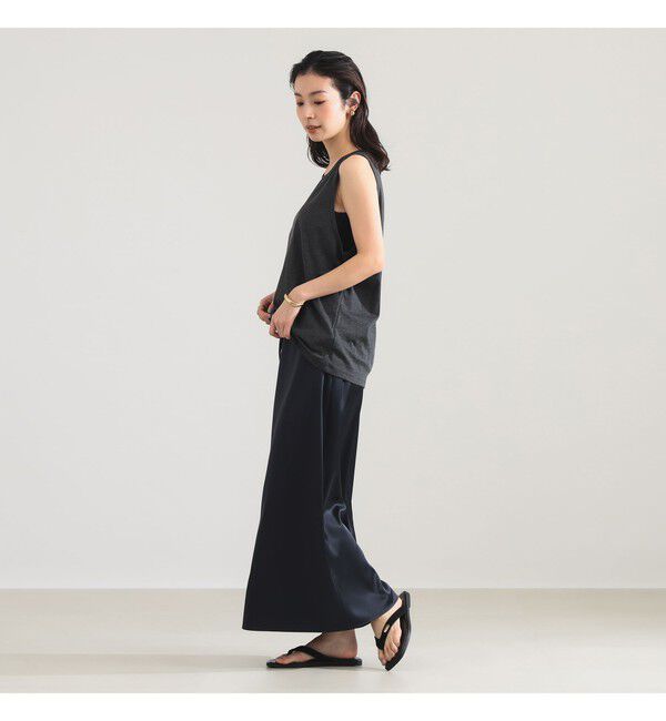 Demi-Luxe BEAMS 「YLEVE / コットン ノースリーブ プルオーバー」|Tシャツ・カットソー|