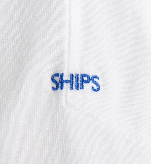 SHIPS「【26SS新色追加!!累計販売数18万枚突破!!】【WEB限定】SHIPS: マイクロ SHIPSロゴ ポケット Tシャツ」|Tシャツ・カットソー|