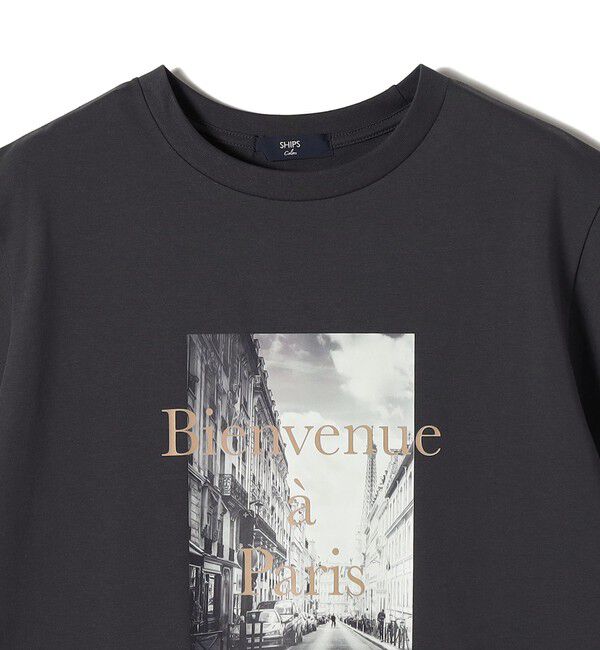 SHIPS Colors 「SHIPS Colors:〈接触冷感・UVカット〉PARIS フォト TEE◇」|Tシャツ・カットソー|