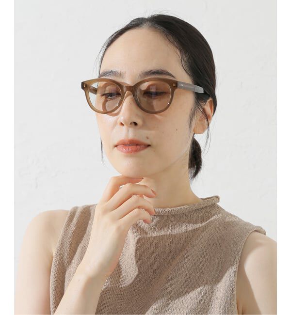 EYETHINK「BLANC.. 別注 B0045-PC  TAUPE / L.GRY - GRY ex Sunglasses」|サングラス|