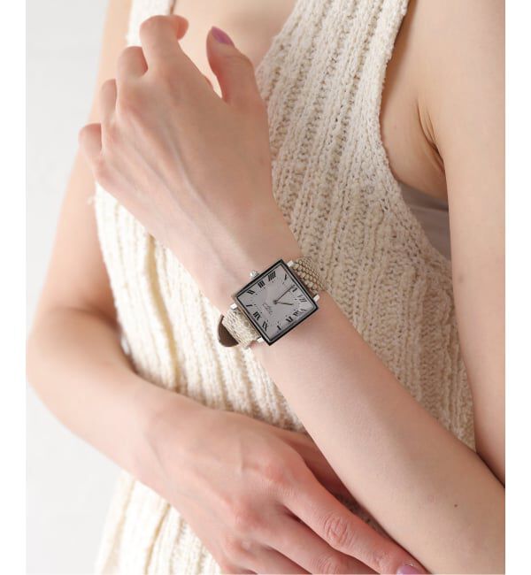 HIROB「《予約》VAGUE WATCH CO. Carre 28mm heavy wavy SS」|腕時計|