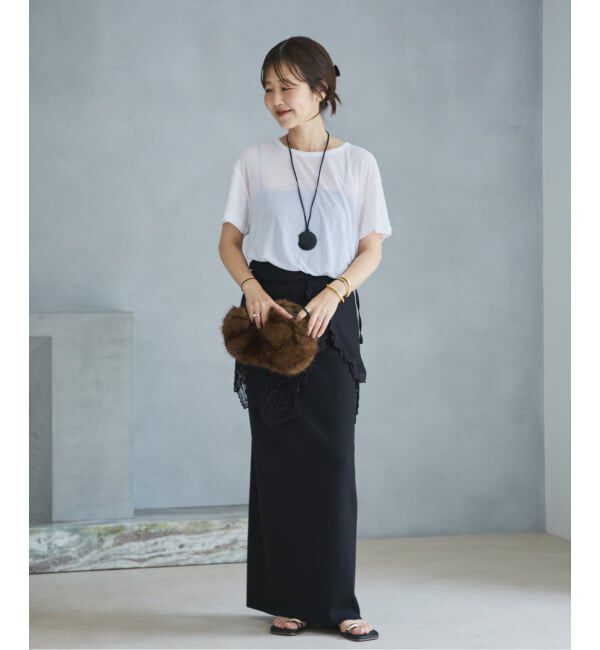 Plage「Cotton lace スカーフ」|バンダナ・スカーフ|