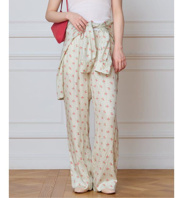 IENA LA BOUCLE「IENA LA BOUCLE レトロフラワープリントパンツ」|その他|
