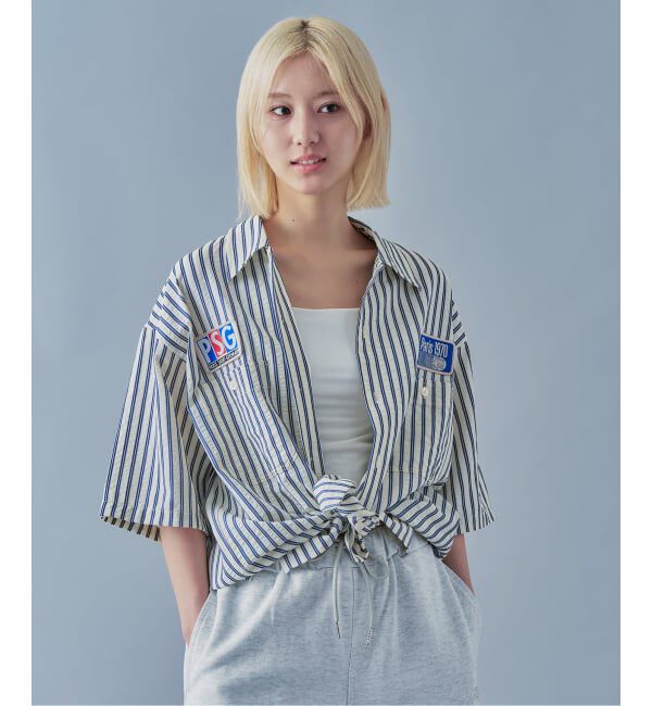 Paris Saint-Germain「【Paris Saint-Germain / パリ・サン＝ジェルマン】 JP 1970 Stripe Shirt2」|シャツ・ブラウス|