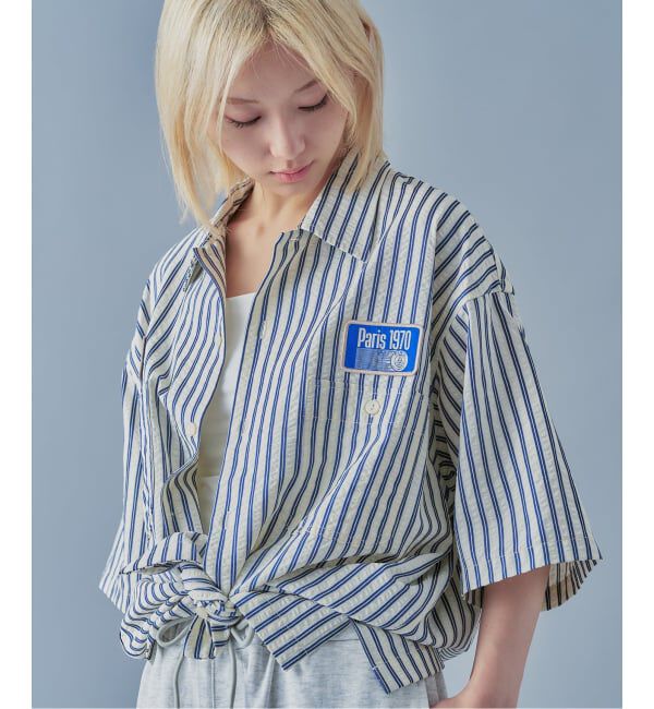 Paris Saint-Germain「【Paris Saint-Germain / パリ・サン＝ジェルマン】 JP 1970 Stripe Shirt2」|シャツ・ブラウス|