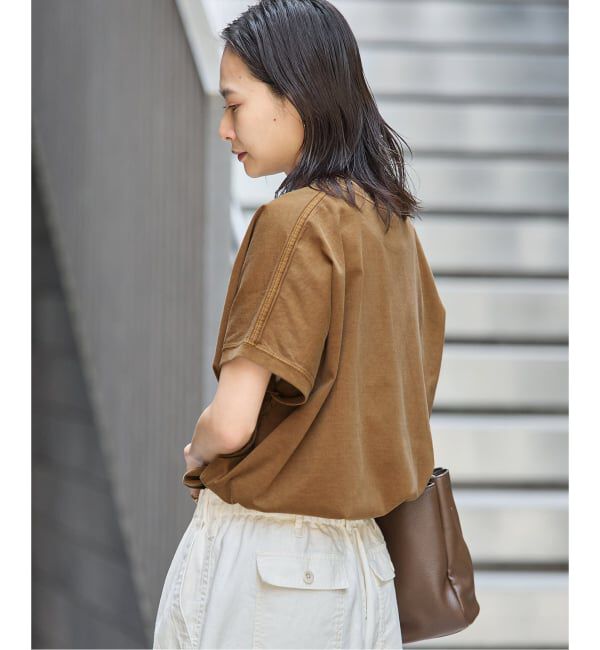 JOURNAL STANDARD「ピグメントロゴサークルヘム プルオーバー」|Tシャツ・カットソー|