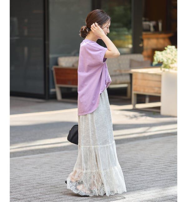 JOURNAL STANDARD「ピグメントロゴサークルヘム プルオーバー」|Tシャツ・カットソー|