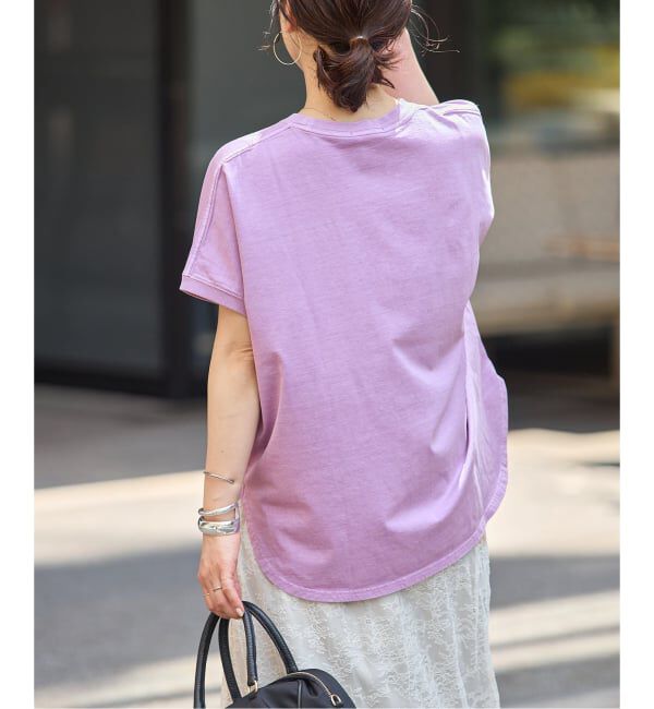 JOURNAL STANDARD「ピグメントロゴサークルヘム プルオーバー」|Tシャツ・カットソー|