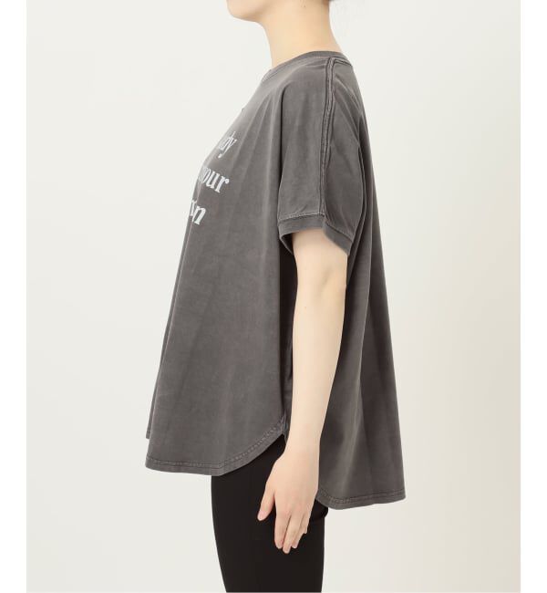 JOURNAL STANDARD「ピグメントロゴサークルヘム プルオーバー」|Tシャツ・カットソー|