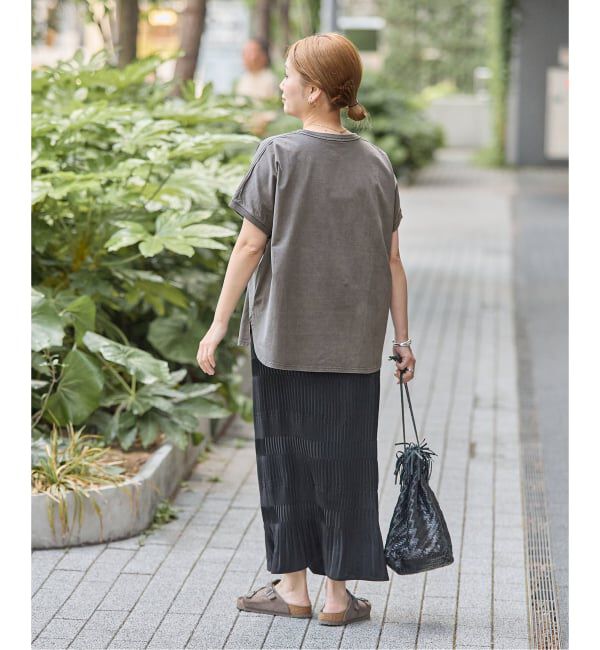 JOURNAL STANDARD「ピグメントロゴサークルヘム プルオーバー」|Tシャツ・カットソー|