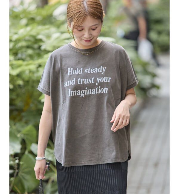 JOURNAL STANDARD「ピグメントロゴサークルヘム プルオーバー」|Tシャツ・カットソー|